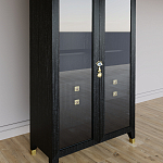 Дизайнерский шкаф витрина Elsa Dreams Black с 4-мя ящиками варинант исполнения - 2 | Loft Concept в Брянске