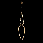 Подвесной светильник обрамленный элементами в виде кристаллов Smooth Shine варинант исполнения - 1 | Loft Concept в Брянске