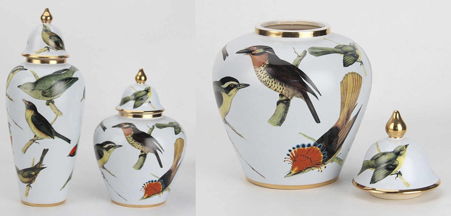 Ваза Blue Birds small Ваза Blue Birds small - Loft-Concept в Брянске