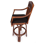 Барный стул из ротанга Eloise коричневый варинант исполнения - 3 | Loft Concept в Брянске