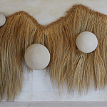Большая дизайнерская Инсталляция из соломы RAFFIA Installation  варинант исполнения - 5 | Loft Concept в Брянске