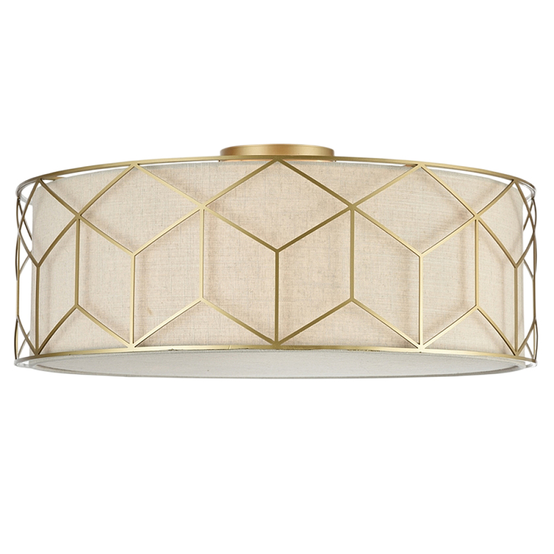 Потолочный светильник Messina Е27 Золотой Бежевый в Брянске | Loft Concept 