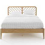 Кровать из массива дуба Reyer Oak Bed варинант исполнения - 2 | Loft Concept в Брянске