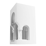 Встраиваемый в стену гипсовый светильник под покраску с арками и рельефными колоннами Antiquity Athena варинант исполнения - 4 | Loft Concept в Брянске