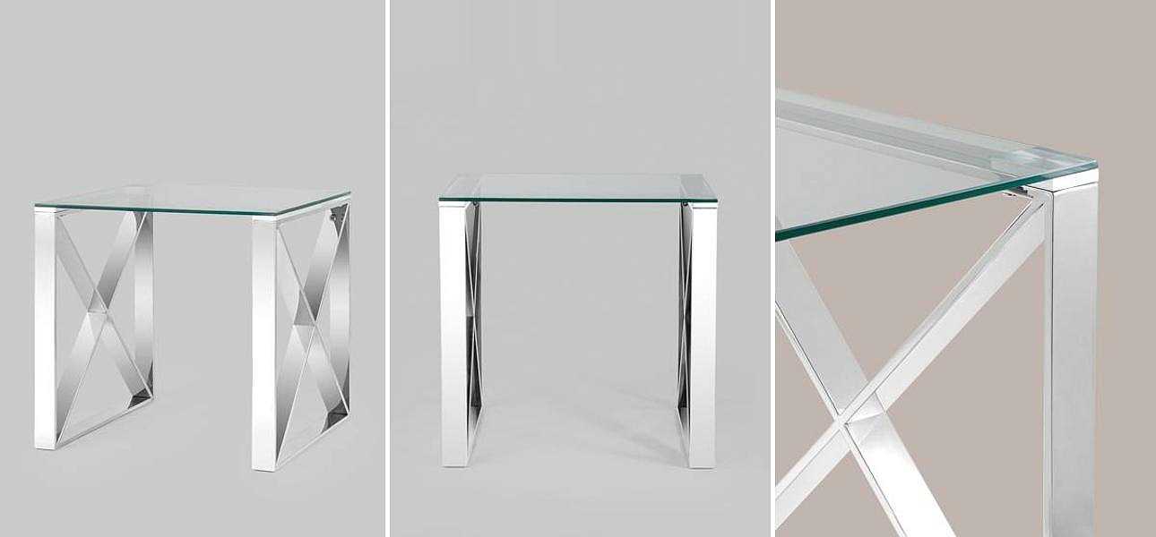 Стол приставной Lannes Collection Silver Стол приставной Lannes Collection Silver - Loft-Concept в Брянске