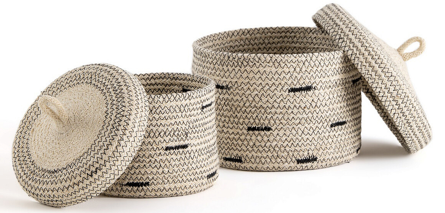 Комплект корзин из джута Wicker Baskets Комплект корзин из джута Wicker Baskets - Loft-Concept в Брянске