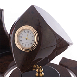 Настольный письменный набор из природного камня обсидиана коричневого Team leader варинант исполнения - 3 | Loft Concept в Брянске