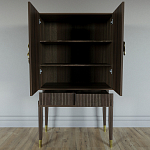 Кабинетный шкаф Elsa Dreams Walnut с 2-мя ящиками варинант исполнения - 4 | Loft Concept в Брянске