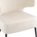 Современное мягкое кресло на металлических ножках Rakush Milk варинант исполнения - 6 | Loft Concept в Брянске