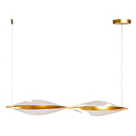 Люстра линейная с изогнутым плафоном Wave Line варинант исполнения - 2 | Loft Concept в Брянске