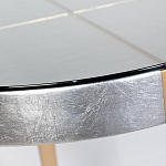 Столик журнальный серебристый с круглой столешницей Showing Refinement варинант исполнения - 1 | Loft Concept в Брянске