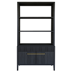 Стеллаж Primo с ящиками Черный дуб  варинант исполнения - 8 | Loft Concept в Брянске