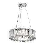 Люстра подвесная круглая с множеством вертикальных прямоугольных кристаллов Kichler варинант исполнения - 2 | Loft Concept в Брянске