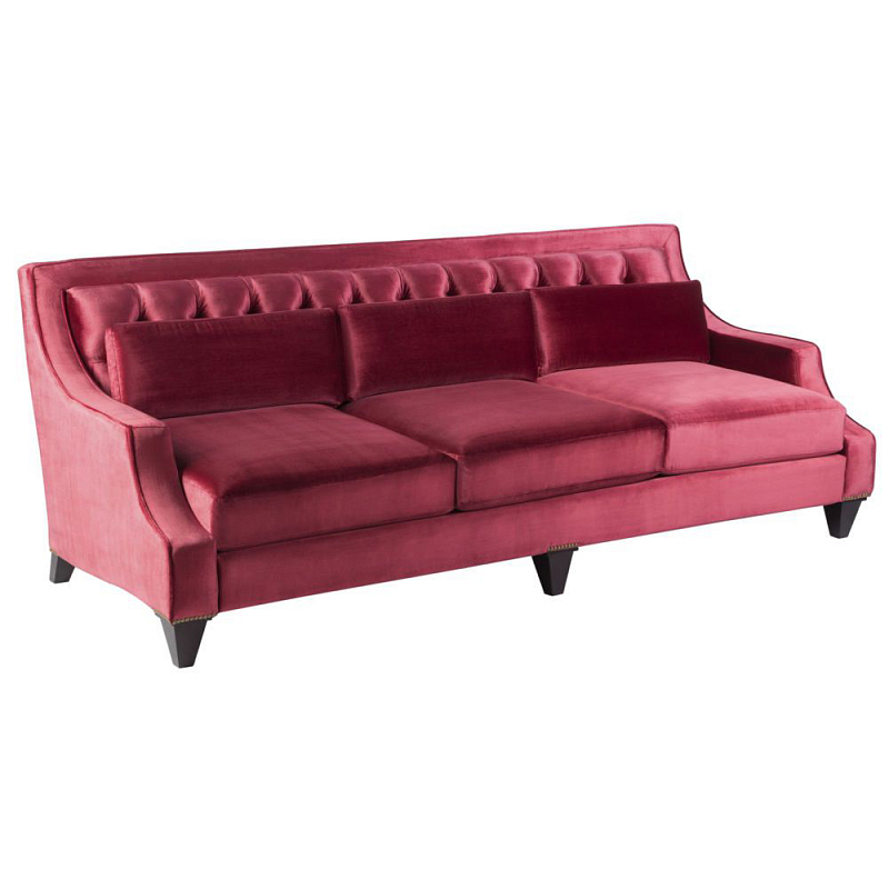 Диван Tufted pearl Розовый (Rose) Коричневый Диван Tufted pearl Розовый (Rose) Коричневый в Брянске | Loft Concept