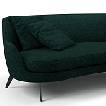 Мебельная ткань Шенилл темно-зеленый цвет 138 см T4-36 варинант исполнения - 5 | Loft Concept в Брянске