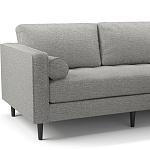 Мебельная ткань Шенилл серый цвет 138 см T4-29 варинант исполнения - 5 | Loft Concept в Брянске