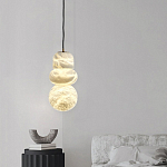 Подвесной светильник с фигурными плафонами Stone Triad варинант исполнения - 7 | Loft Concept в Брянске