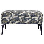 Банкетка с принтом из журавлей Crane варинант исполнения - 1 | Loft Concept в Брянске