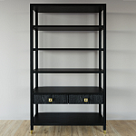 Стеллаж с двумя ящиками Elsa Dreams Black варинант исполнения - 4 | Loft Concept в Брянске