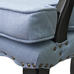 Кресло Aubrey Classical Armchair blue flax варинант исполнения - 4 | Loft Concept в Брянске