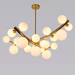 Люстра подвесная фигурная с белыми лампами в форме шара Felicitat варинант исполнения - 4 | Loft Concept в Брянске