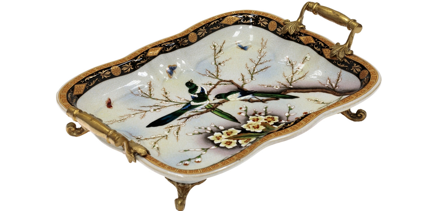 Поднос Magpies on Cherry Blossoms Поднос Magpies on Cherry Blossoms - Loft-Concept в Брянске