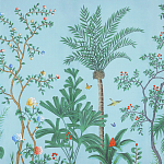Обои ручная роспись Amazonia Duck Egg варинант исполнения - 3 | Loft Concept в Брянске