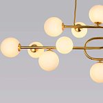 Люстра подвесная с белыми лампами в форме шара Flute варинант исполнения - 3 | Loft Concept в Брянске