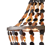 Люстра каплевидной формы с подвесками в виде декоративных бусин Flat Beads варинант исполнения - 1 | Loft Concept в Брянске