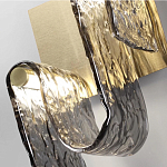 Бра волнистой формы из фактурного стекла Wave варинант исполнения - 4 | Loft Concept в Брянске