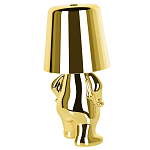 Настольная лампа фигурная золотого цвета с гладким абажуром Высота 19 см Sophia варинант исполнения - 6 | Loft Concept в Брянске