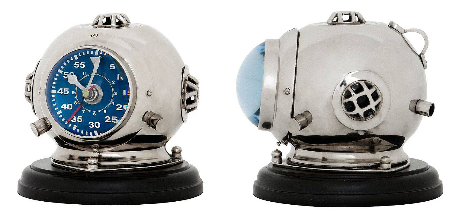 Часы Eichholtz Clock Diving Helmet Odyssey Часы Eichholtz Clock Diving Helmet Odyssey - Loft-Concept в Брянске
