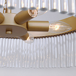 Люстра подвесная круглая со стеклянными трубками Nembus варинант исполнения - 3 | Loft Concept в Брянске