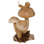 Статуэтка из дерева улитка Animals of the World варинант исполнения - 4 | Loft Concept в Брянске