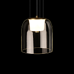 Подвесной светильник с цилиндрическим прозрачным стеклянным плафоном Grada Light варинант исполнения - 5 | Loft Concept в Брянске