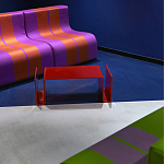 Дизайнерский кофейный стол Poltronova T01 Red Coffee Table варинант исполнения - 3 | Loft Concept в Брянске