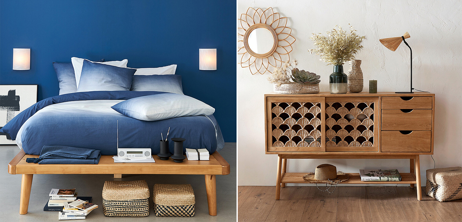 Комплект плетеных корзин Wicker Baskets Комплект плетеных корзин Wicker Baskets - Loft-Concept в Брянске