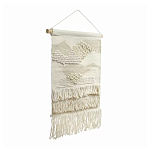 Панно из шерсти и хлопка с узором Beige Calista Serene варинант исполнения - 1 | Loft Concept в Брянске