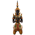 Декоративная статуэтка из бронзы Будда Bronze Kneeling Buddha варинант исполнения - 1 | Loft Concept в Брянске