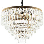 Люстра с прямоугольными хрустальными подвесками Lunet Crystal Rectangulars Chandelier 12 варинант исполнения - 1 | Loft Concept в Брянске