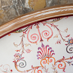 Трехместный диван из массива бука бежевый с растительным орнаментом Raffael Renaissance Beige Sofa варинант исполнения - 5 | Loft Concept в Брянске