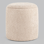 Пуфик Бежевое Букле Poof Alice Beige Boucle  варинант исполнения - 5 | Loft Concept в Брянске