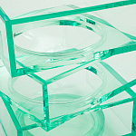 Стол журнальный в форме кубов Acrylic Furniture Lumina Mint Breeze варинант исполнения - 4 | Loft Concept в Брянске