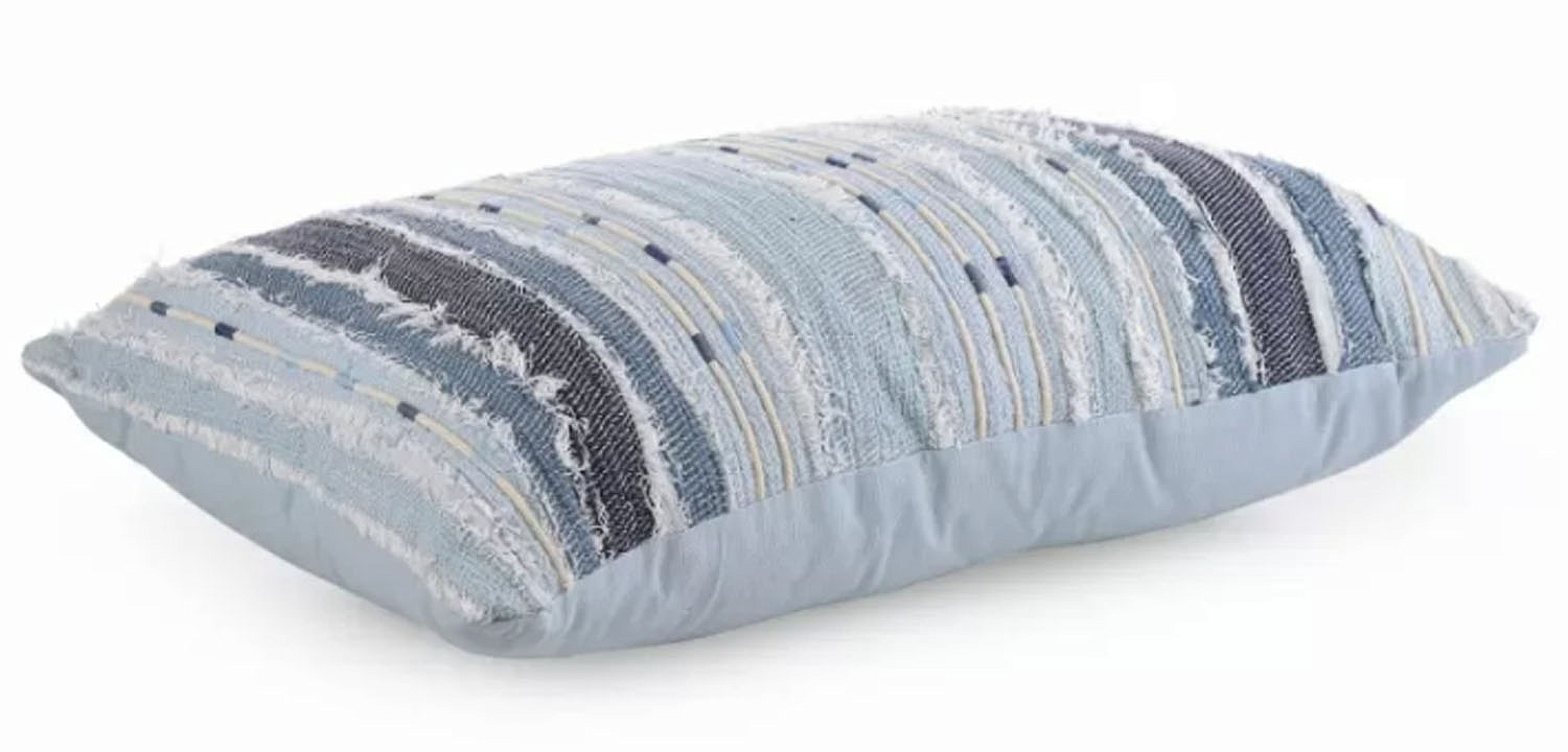Подушка Blue Ikat stripes Подушка Blue Ikat stripes - Loft-Concept в Брянске
