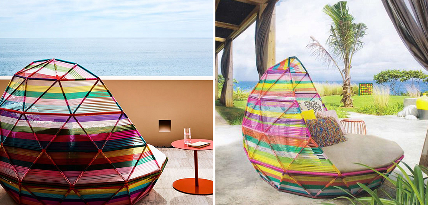 Кровать для улицы Moroso Day Bed Tropicalia Кровать для улицы Moroso Day Bed Tropicalia - Loft-Concept в Брянске