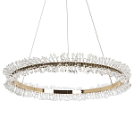 Кольцевая люстра с хрустальным декором Rowan Crystal Ring Horizontal Chandelier варинант исполнения - 3 | Loft Concept в Брянске