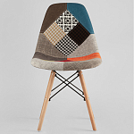 Стул с обивкой в технике пэчворк DSW варинант исполнения - 2 | Loft Concept в Брянске