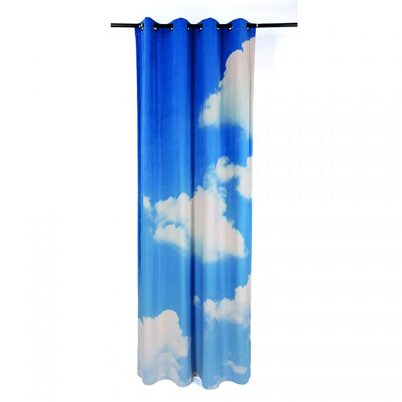 Штора Seletti Cloud Left Голубой Белый Штора Seletti Cloud Left Голубой Белый в Брянске | Loft Concept