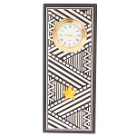 Часы подарочные настольные в виде погона Генерала из натурального камня Змеевик Silver Military Clock варинант исполнения - 10 | Loft Concept в Брянске