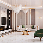 Бра с подвесками из рифленного стекла в форме капель Textured Glass варинант исполнения - 4 | Loft Concept в Брянске